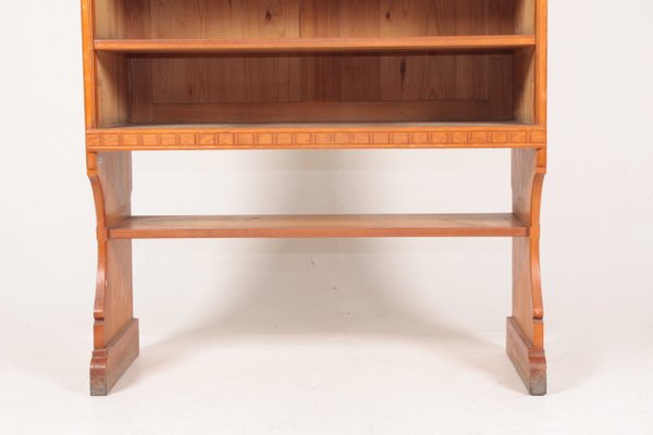 Patinated Pine By Martin Nyrop, Solid Pine Furniture Bookcase