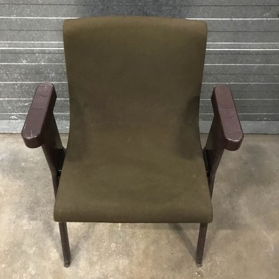 Brown Plastic Side Chair By Ettore Sottsass For Olivetti Synthesis 1970s For Sale At Pamono