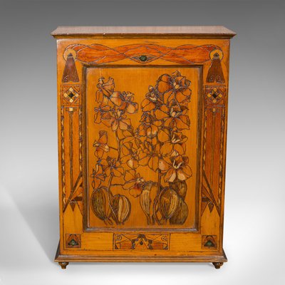 » antique and rarities for sale in usa » other » antique victorian oak smokers cabinet with description a late victorian oak smokers cabinet dating around 1890. pamono