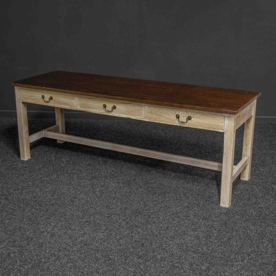 Antique Country Style 3 Drawer Dining Table Bei Pamono Kaufen