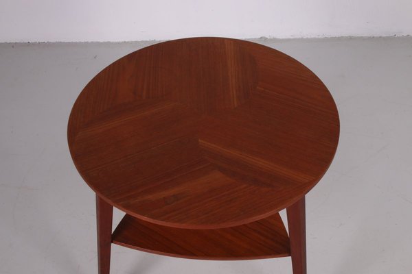 Mid Century Teak End Table By Holger Georg Jensen For Kubus 1960s For Sale At Pamono