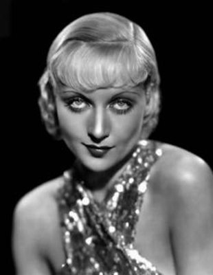 Carole Lombard Eyes, Archivierter Pigmentdruck in Weiß