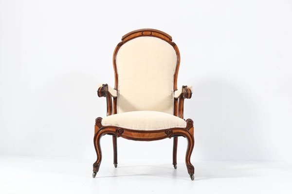 Victorian high back chair best sale