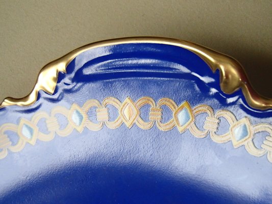 Porcelain Cocarde de soie Plate from Hermès, 1980s for sale at Pamono