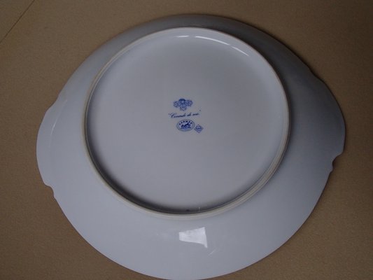 Porcelain Cocarde de soie Plate from Hermès, 1980s for sale at Pamono
