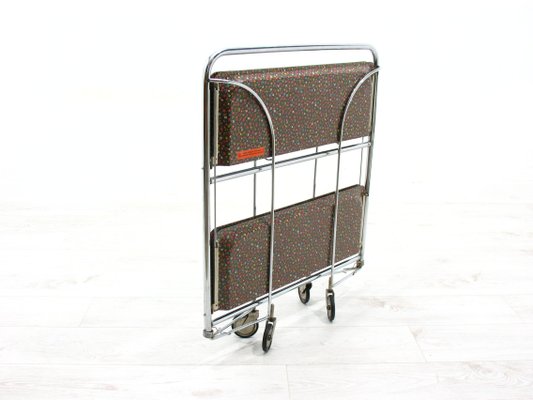 キッチンワゴン Vintage   Folding Trolley  made in italy Folding Shopping Cart for Groceries(80lbs) Multifunctional