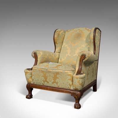 Antique English Wingback Armchair For, English Arm Chair