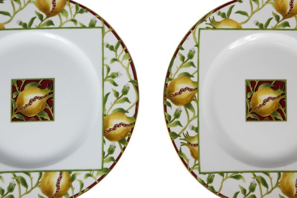 Italian Porcelain Plates from Richard Ginori, Set of 2 for
