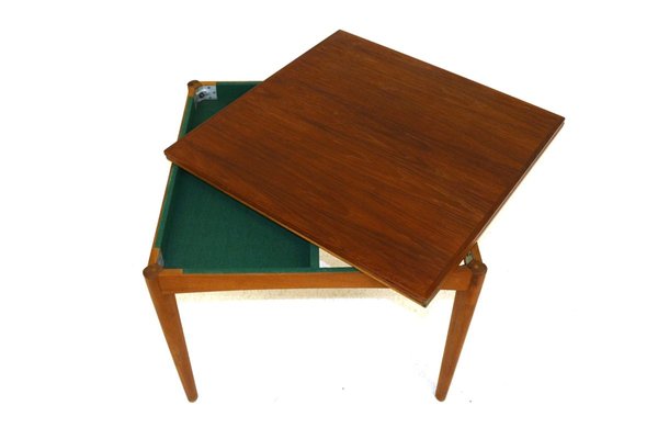 Teak Game Table, Denmark, 1960s for sale at Pamono Teak Game Table, Denmark, 1960s for sale at Pamono