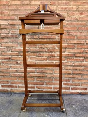 Valet Enfant Vintage En Hêtre - Années 1960 - Bois Massif - Occasion