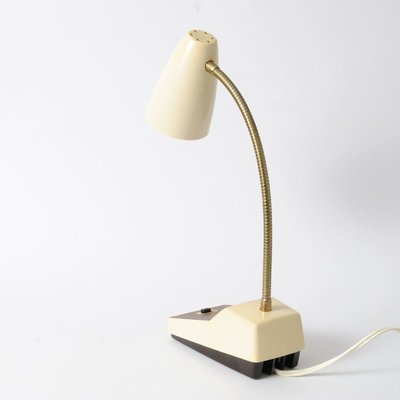 Small gooseneck top desk lamp