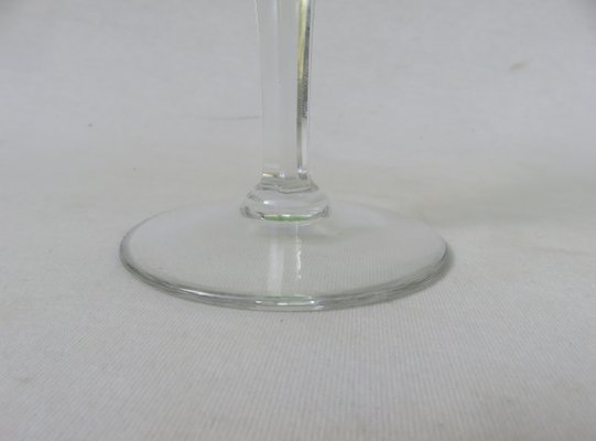 Set 12 Blown Bubble Glass Mid-Century Modern Drinking Glasses Glassware  Italy