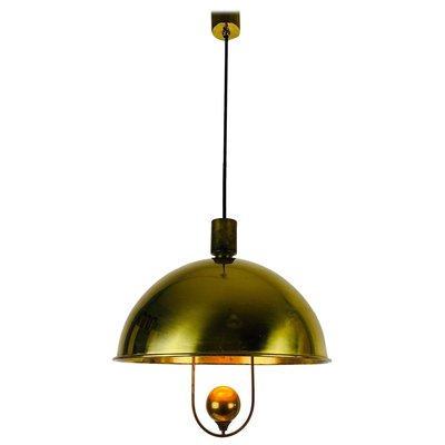 Polished Brass Pendant Lamp by Florian 