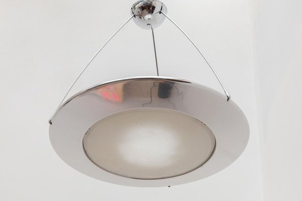 美品　FLOS MIRA C/W ミラ ヤマギワ　Ezio Dione Mira C Chrome Disk Lamp by Ezio Didone for sale at Pamono