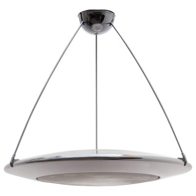 Mira C Chrome Disk Lamp by Ezio Didone for sale at Pamono