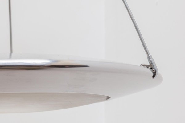 Mira C Chrome Disk Lamp by Ezio Didone for sale at Pamono