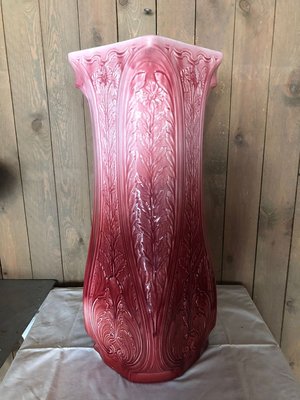 Paragüero de cerámica rosa, años 20 en venta en Pamono