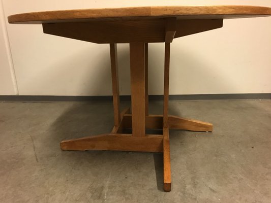 Danish Oak Round Dining Table 1960s, Custom Round Dining Tables