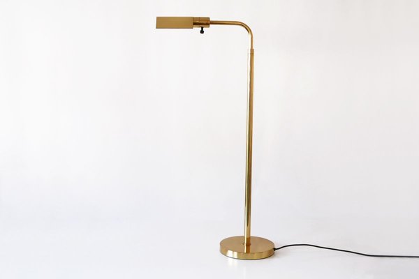 Mid Century Adjustable Brass Floor Lamp, Reading Floor Lamps Adjustable
