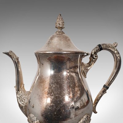 Antique Silver Plated Tea Service Set of 4 for sale at Pamono