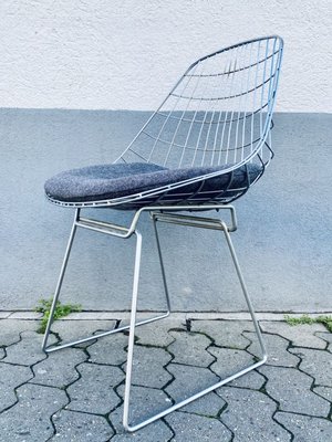 maak het plat Blij Vlek Mid-Century SM05 Wire Chairs from Pastoe, Set of 2 for sale at Pamono