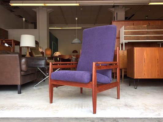 Suede fabric pigeon lounge chair & footstool new arrivals