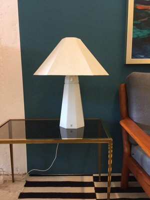 Opal glass online table lamp