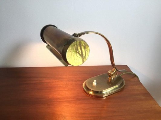 Brass Piano Lamp from Kaiser, 1950s for sale at Pamono