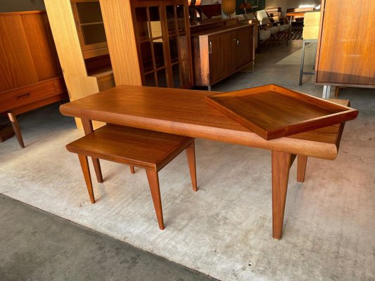 Teak Coffee Table by Johannes Andersen for Trioh 1960s