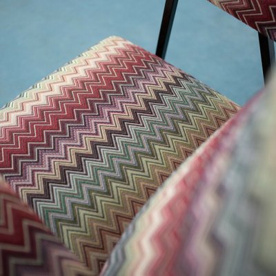 Vintage Missoni Fabric Lounge Chairs 1960s Set Of 2 For Sale At Pamono