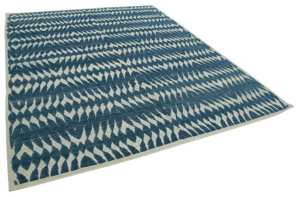 Vintage Blue Moroccan Rug for sale at Pamono