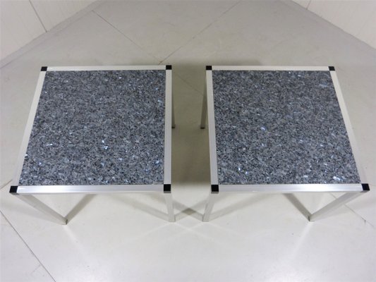 Granite Side Tables 1980s Set of 2 for sale at Pamono