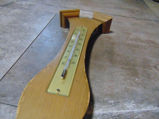 BAROMÈTRE - THERMOMÈTRE - Hygromètre monter sur une plaque de bois (ma