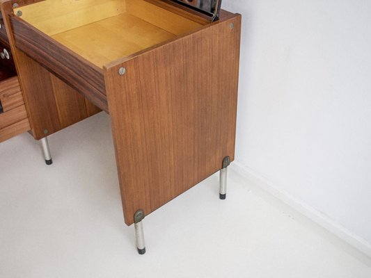 Wooden Desk Vanity Table By Georges Coslin 1950s For Sale At Pamono