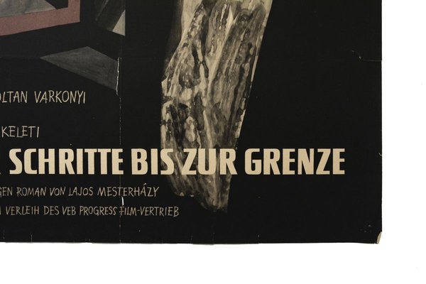 Vintage Filmplakat Ein Paar Schritte Bis Zur Grenze Ungarischer Film In Einem Rental Progress Film Berlin 1960 Bei Pamono Kaufen