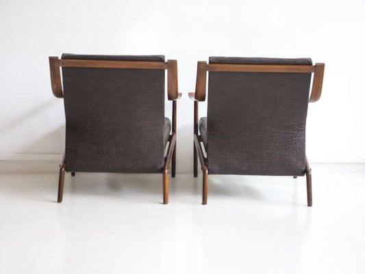 Faux Leather Upholstery 1950s Set, Faux Leather For Upholstering Chairs