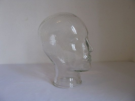 Vintage Glass Head, 1970s for sale at Pamono