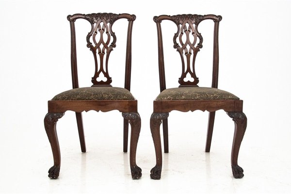 Antique Dining Table Chairs Set Set Of 5 Bei Pamono Kaufen