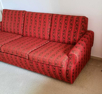 Red brown sofa deals