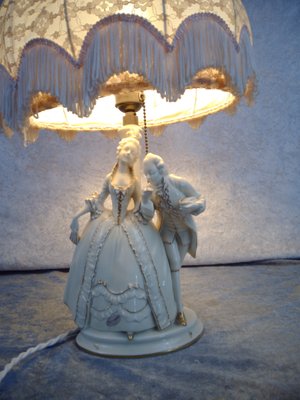 Vintage Porcelain Table Lamp For, Vintage Porcelain Figurine Table Lamps