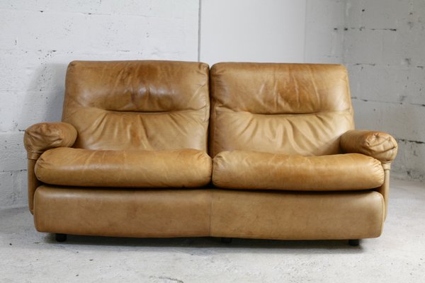 Leather Albany Sofa By Michel Ducaroy, Ramella Leather Sofa