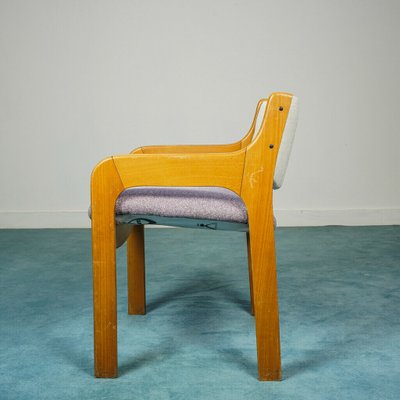 Set of Vintage Wisteria & Wood Dining Chairs, 1970s for sale at Pamono