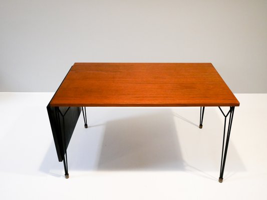 Mid century drop leaf dining table deals