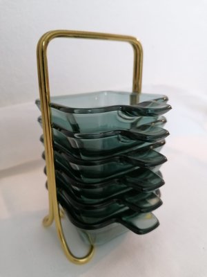 【2024新春福袋】 by Ashtrays Stacking Wilhelm Set 1950s, WMF, for Wagenfeld 花瓶・フラワースタンド