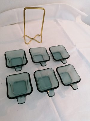 Stacking Ashtrays by Wilhelm Wagenfeld for WMF, 1950s, Set