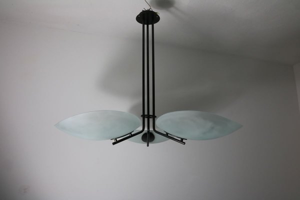 Vintage 3 Light Ceiling Lamp from Artemide 1970s