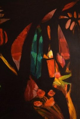 Tableau Peinture Abstraite Moderne Par Ivy Lysdal - Acrylique Sur Toile - Signé - Original