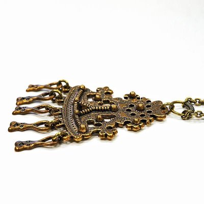 Vintage Bronze Necklace Karku by 