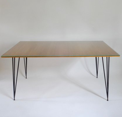 Italian Desk Dining Table With Wood, Coffee Table Desk Attachment