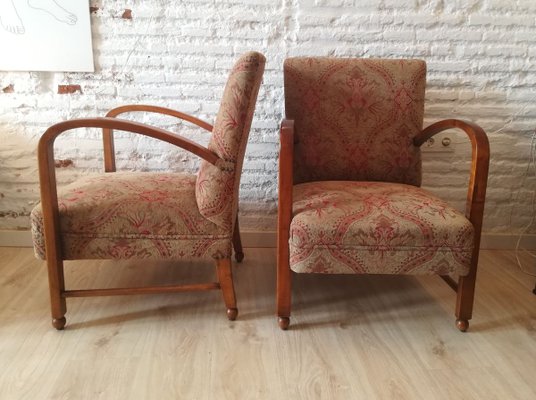 Pair of 1920s Louis XV Style Painted and Gilt Child's Chairs with Carved  Flowers - English Accent Antiques